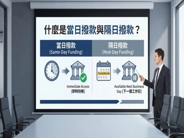 什麼是當日撥款與隔日撥款？