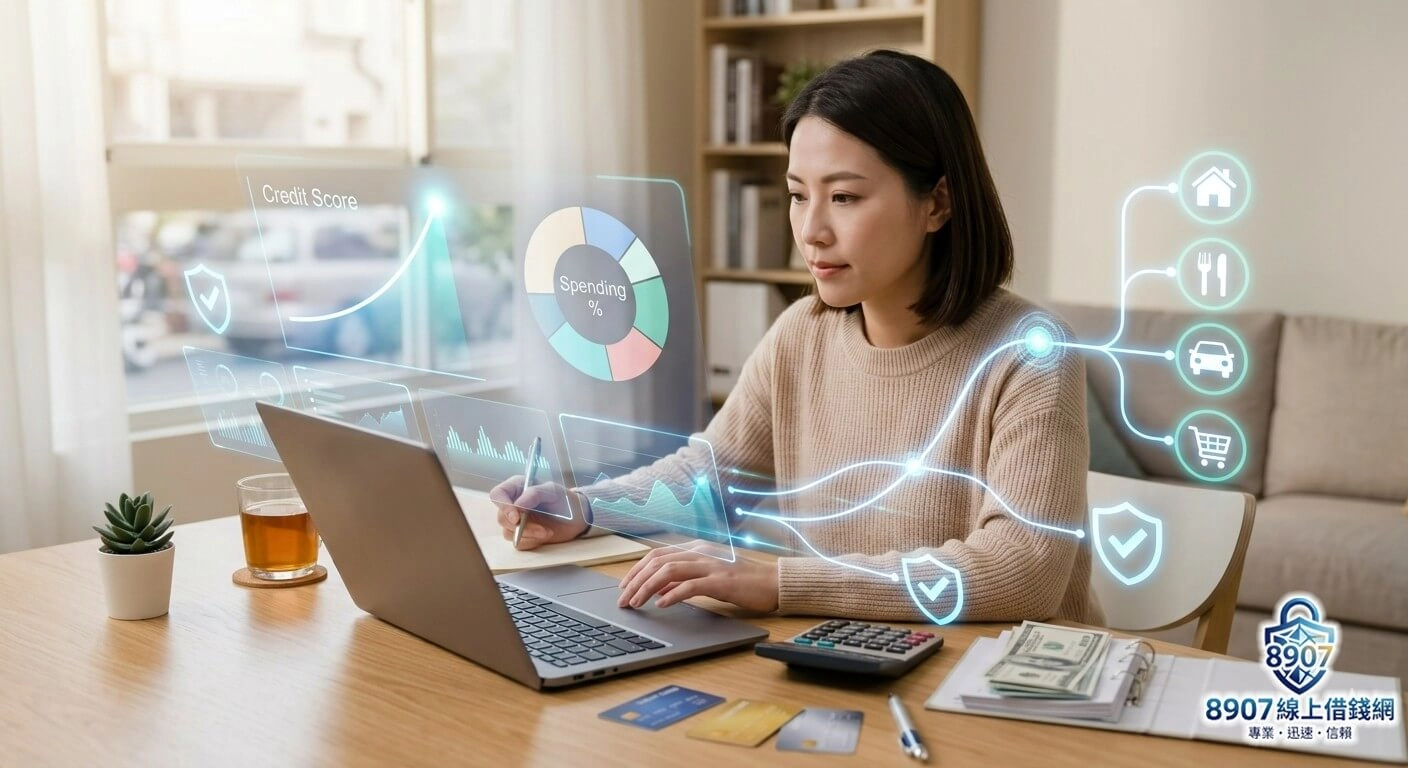 如何提升信用評分-控制負債與理財規劃圖
