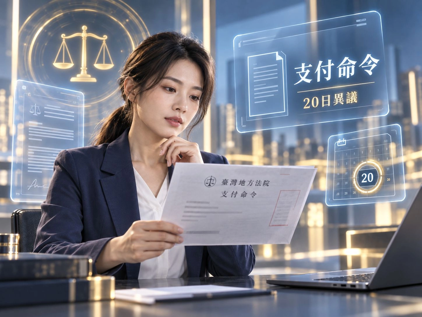 收到支付命令後20日內可提出異議