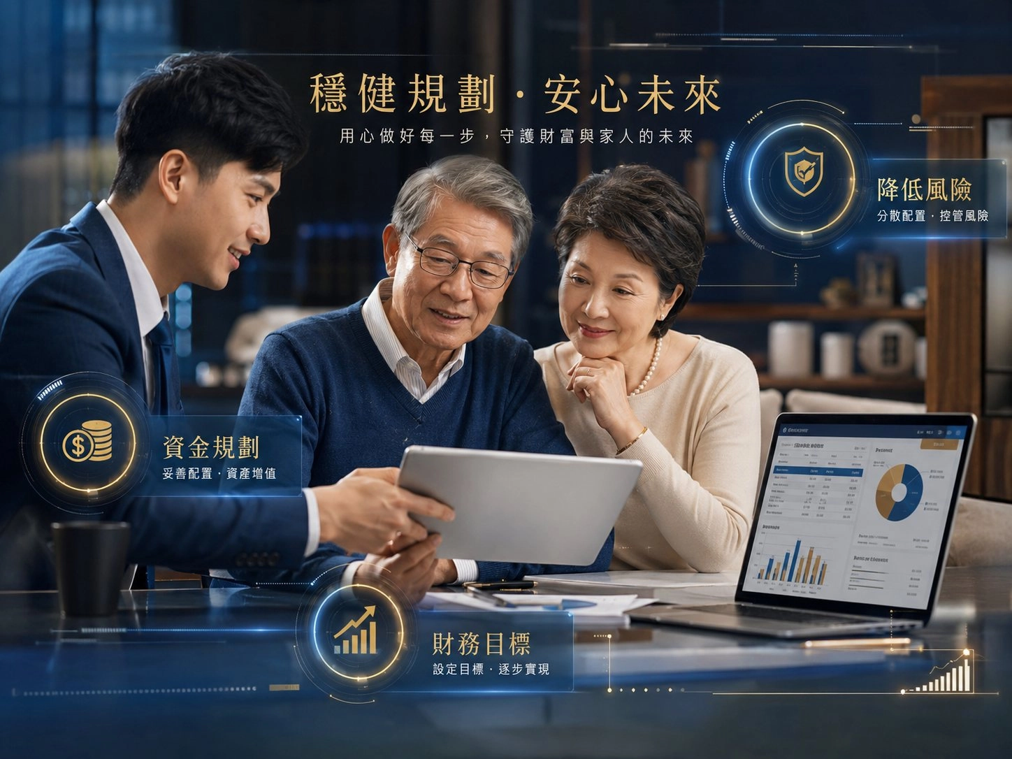 4台灣家庭與理財顧問進行股票交割資金及風險規劃