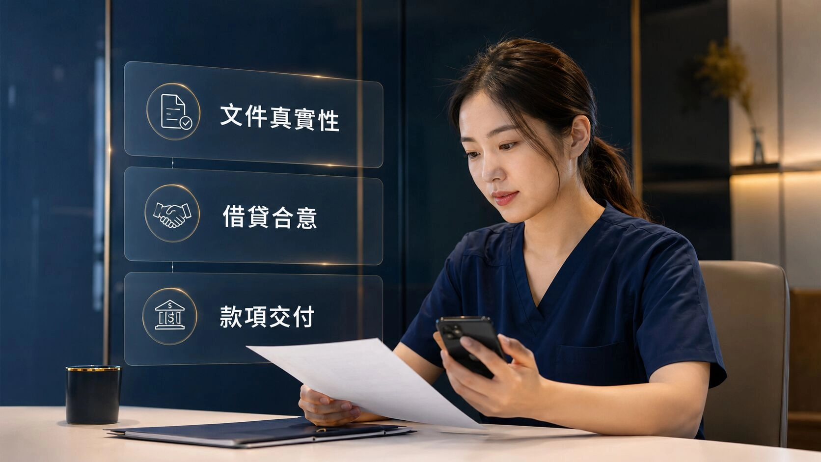 法院審查借據的文件真實性借貸合意與款項交付