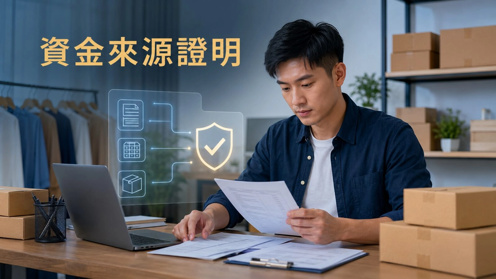 台灣網拍業者整理銀行要求的資金來源證明